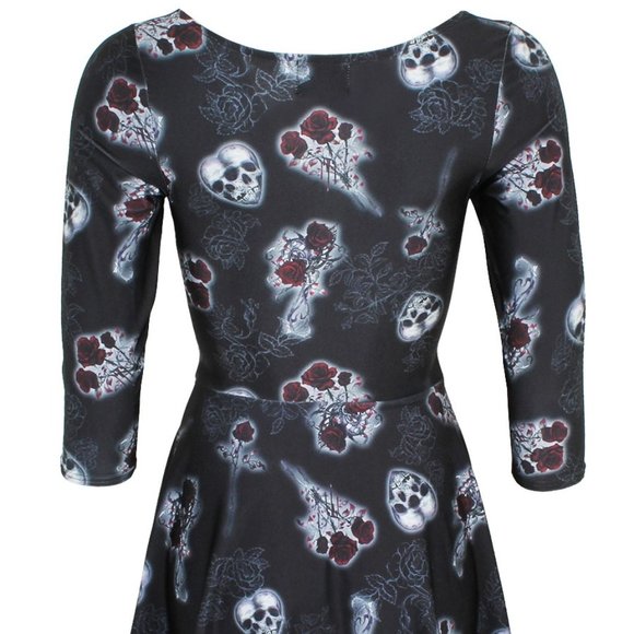 Alchemy By Hell Bunny Dark Valentine Dress size small - Picture 1 of 4